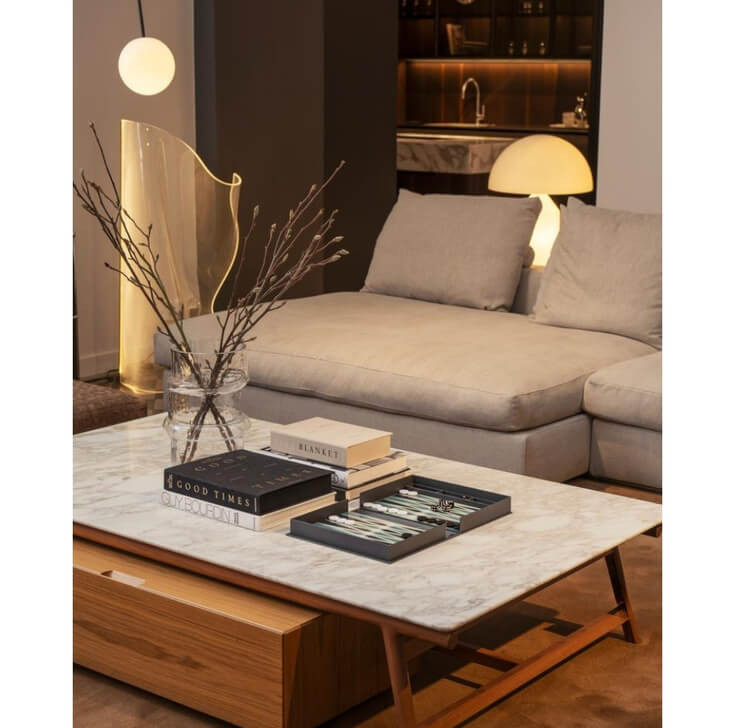 luxe backgammon decoratief op tafel