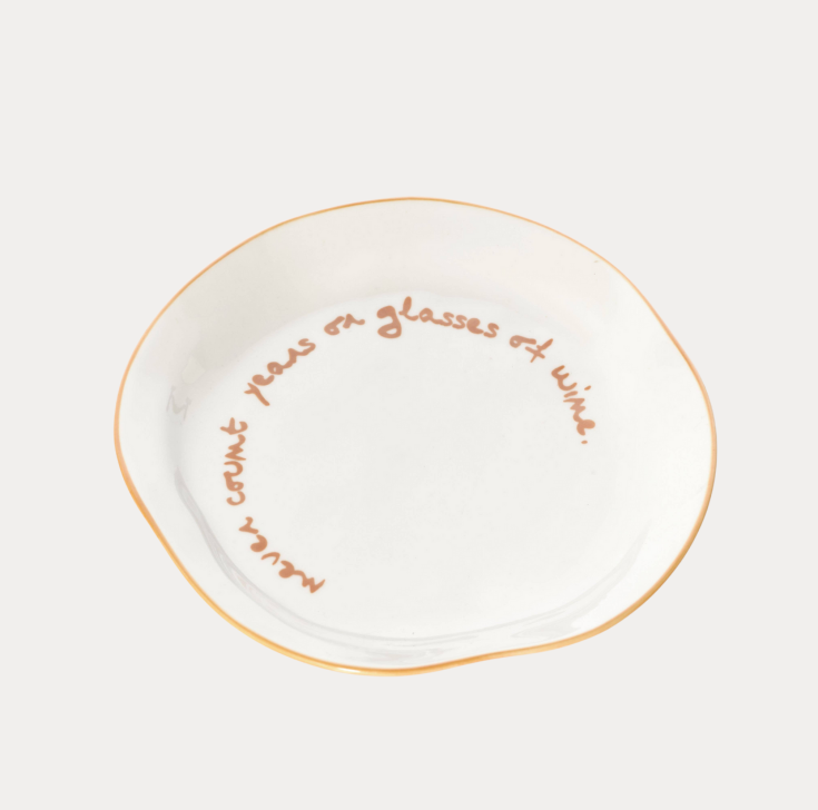 Maegen bord never count years or glasses of wine
