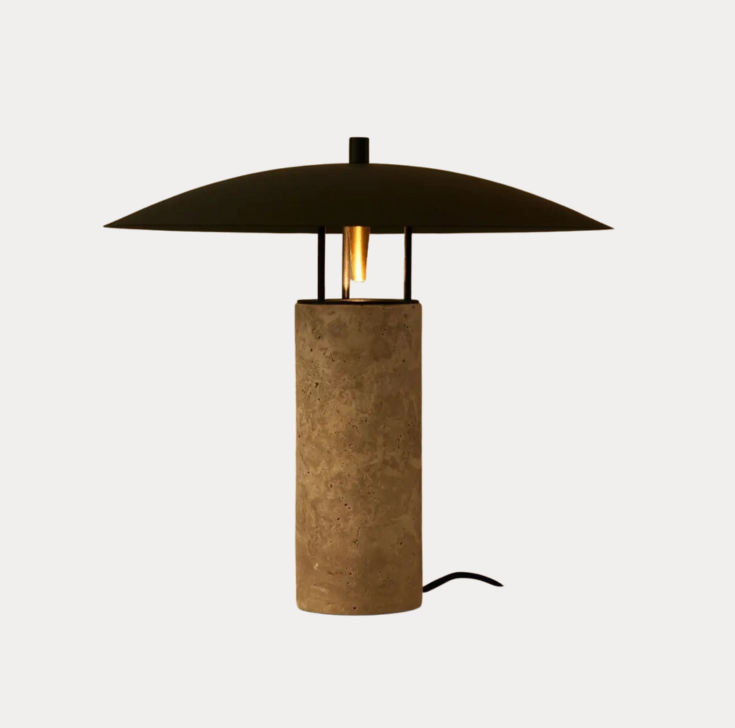 design Lamp van tavertijn in japanse stijl