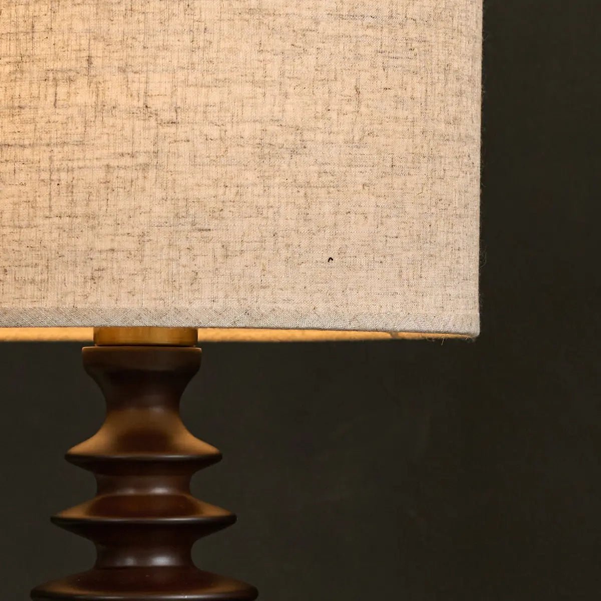 Vensterbank lamp landelijke lampenkap