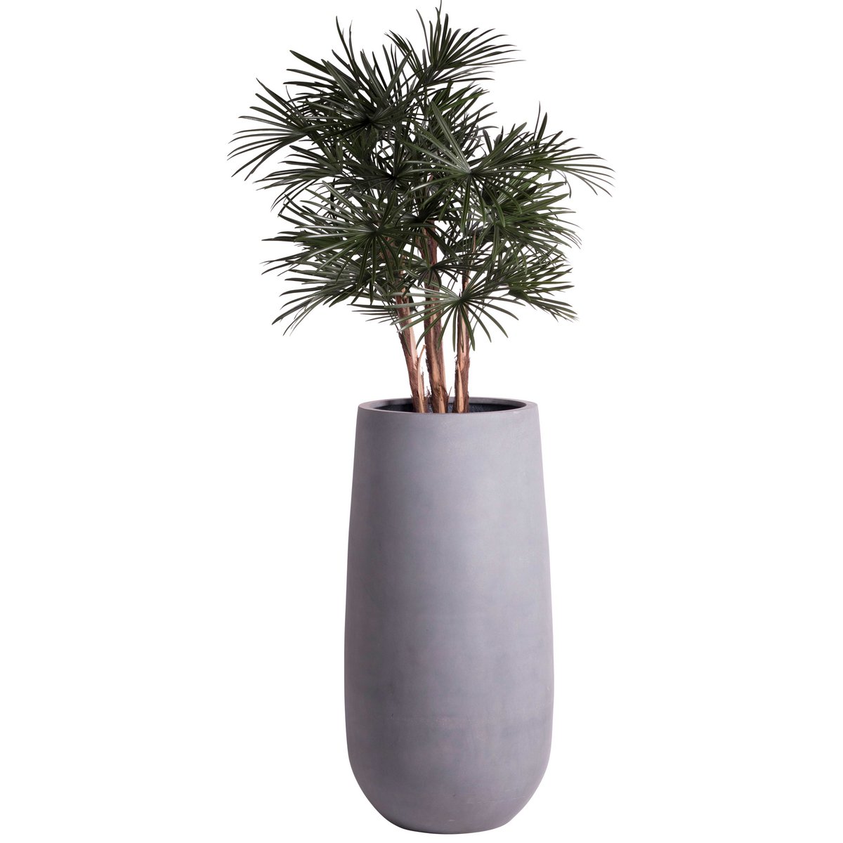 polyester plantenpot met takken