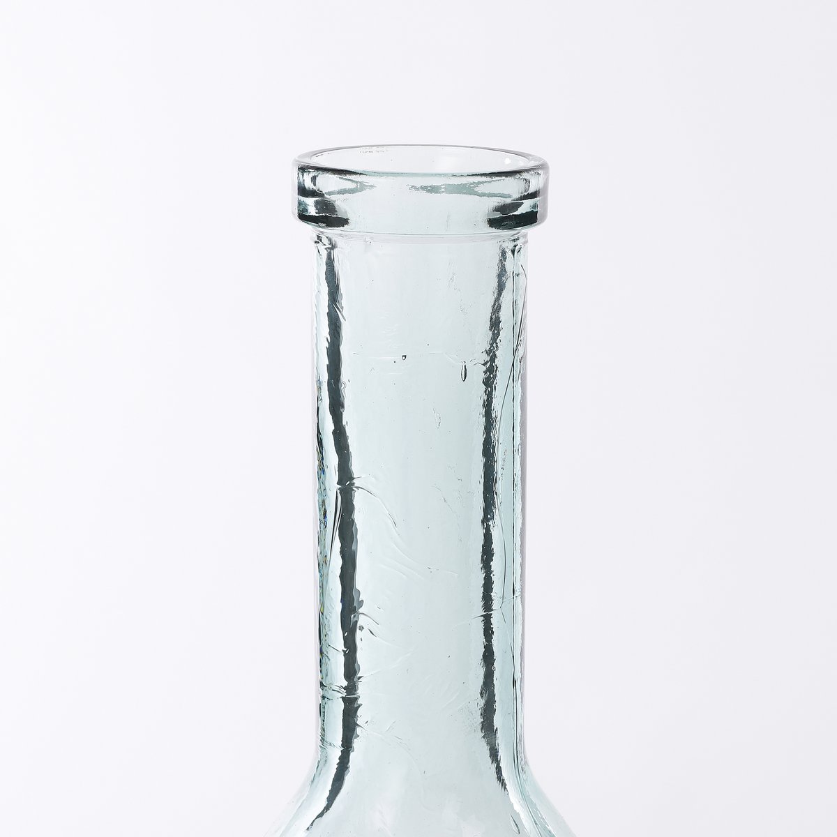 Witte flesvaas bovenkant