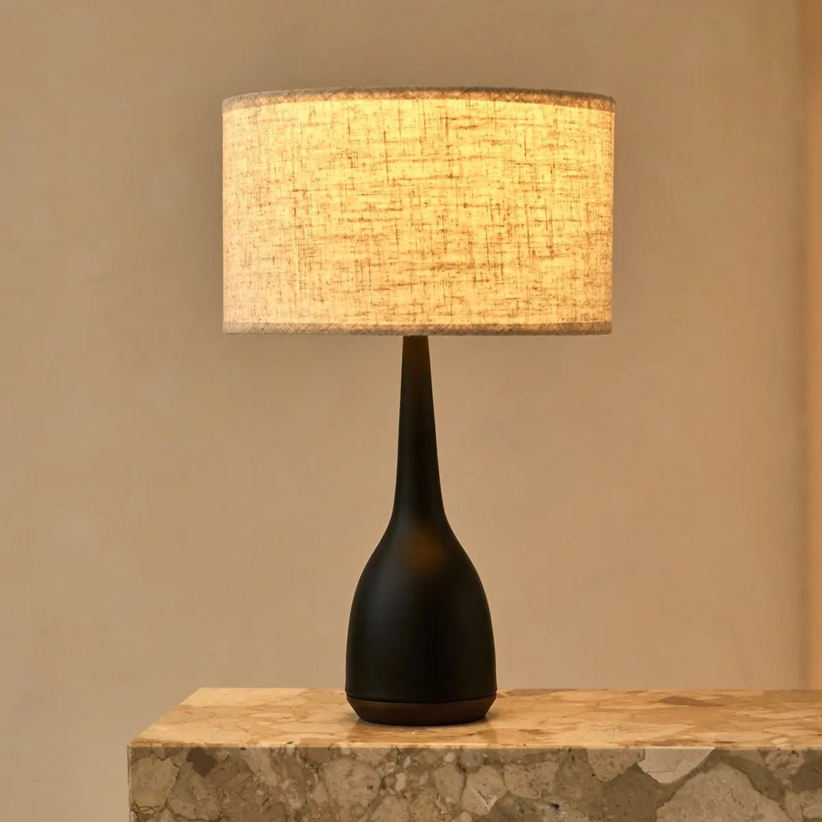 vintage stijl lamp met lampenkap