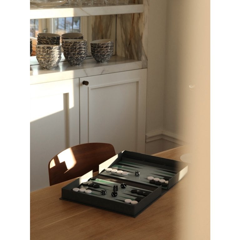 luxe backgammon decoratief in keuken