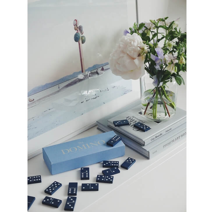 Luxe domino spel gespeeld
