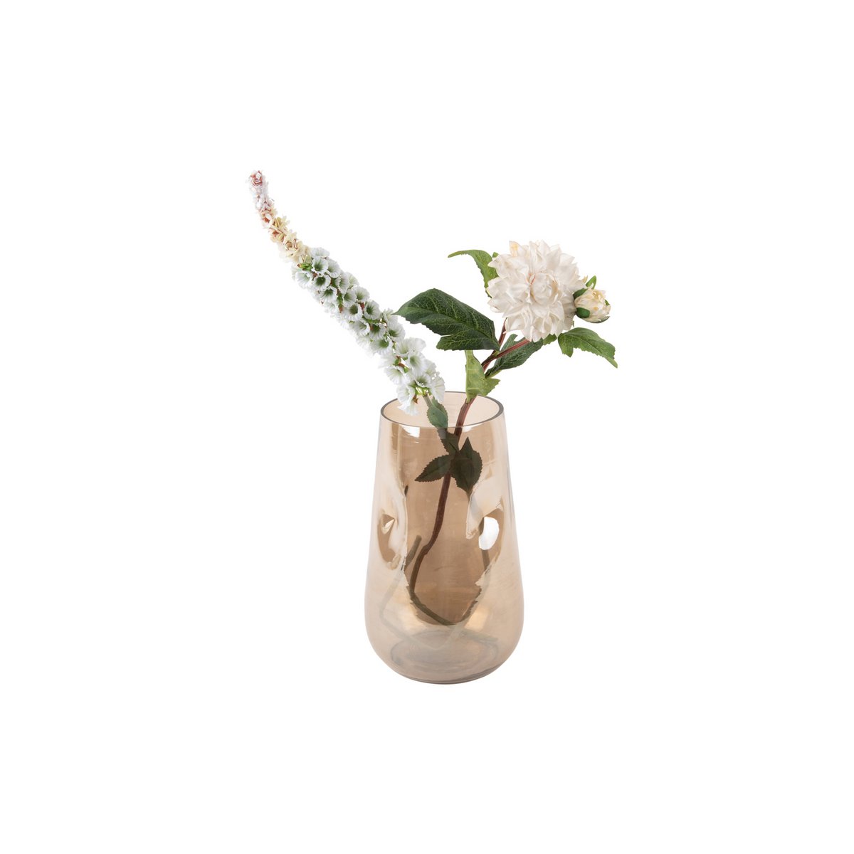 Biologische vaas met bloem