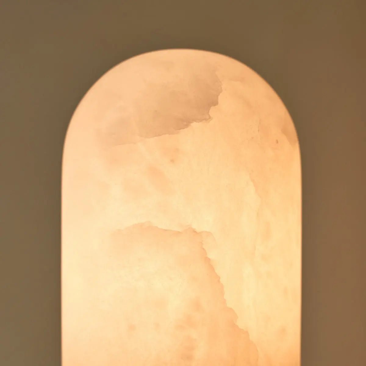 Albasten lamp bovenkant