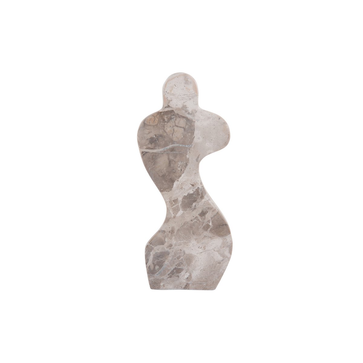 Beeld vrouw marmer achterkant