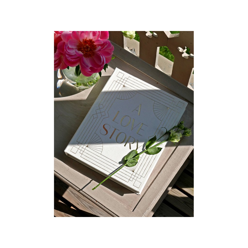 Printworks fotoalbum wit met bloem