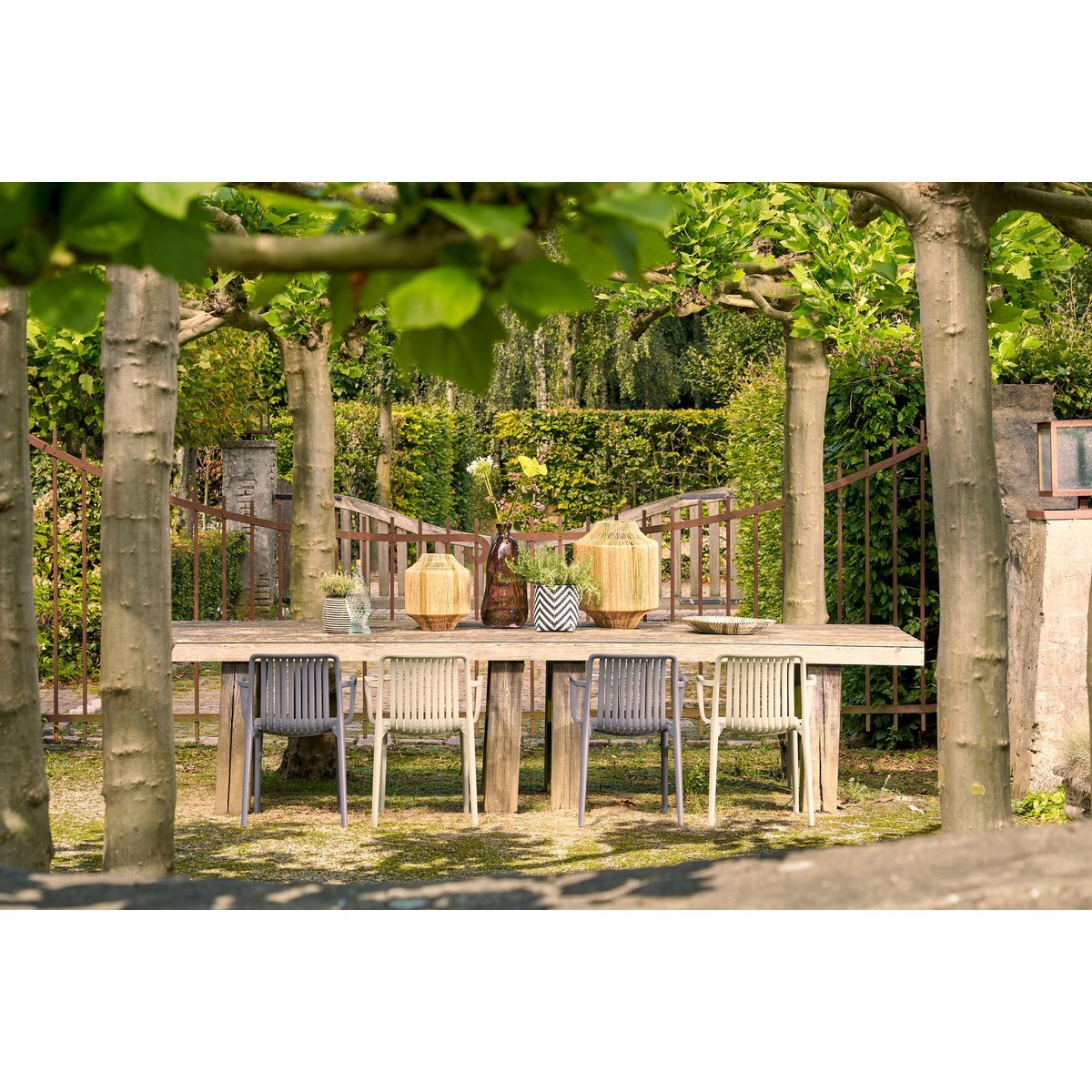 Pinto vaas mica decorations buiten