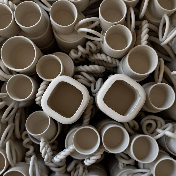 Handgemaakte mok keramiek