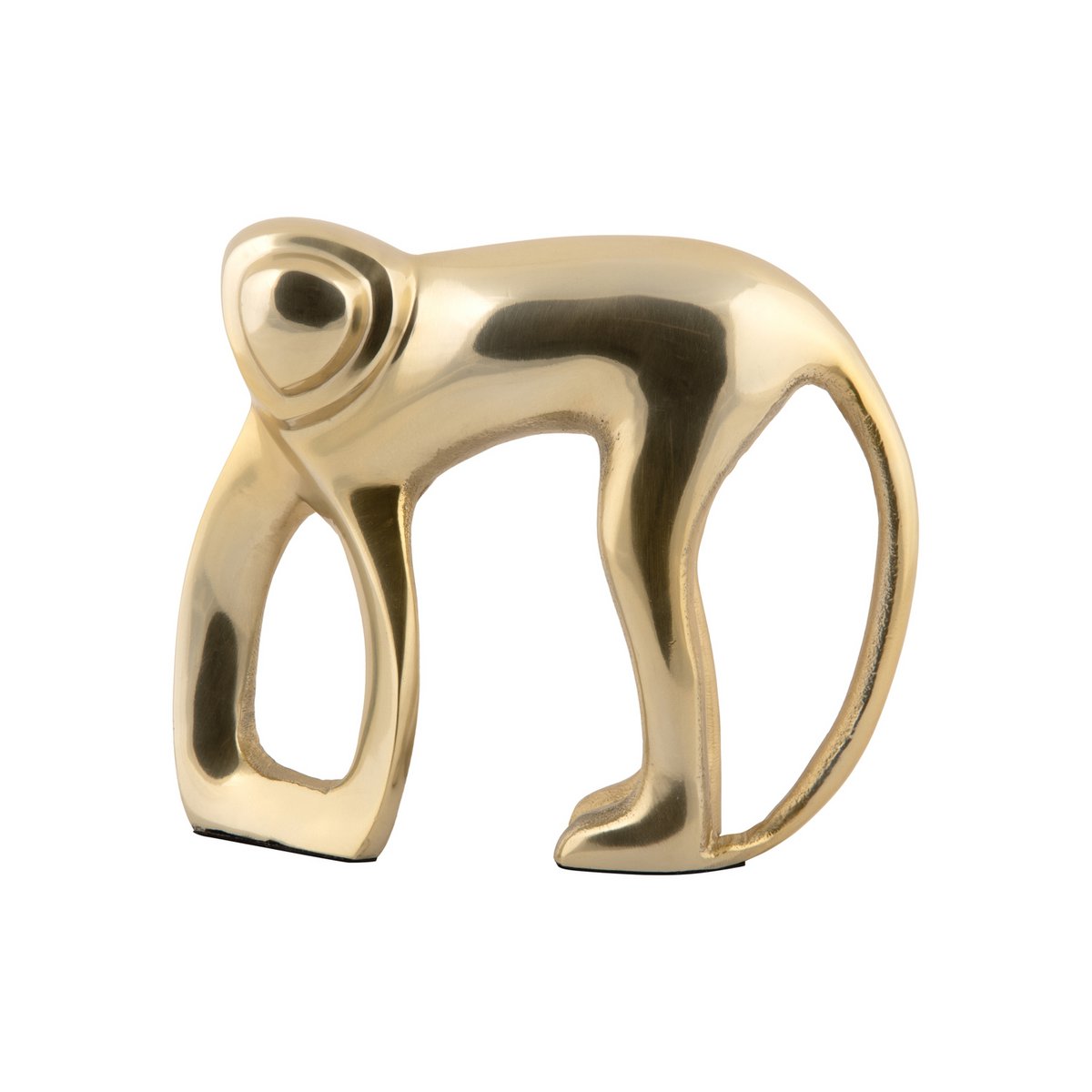 Standbeeld Aap goud voorkant