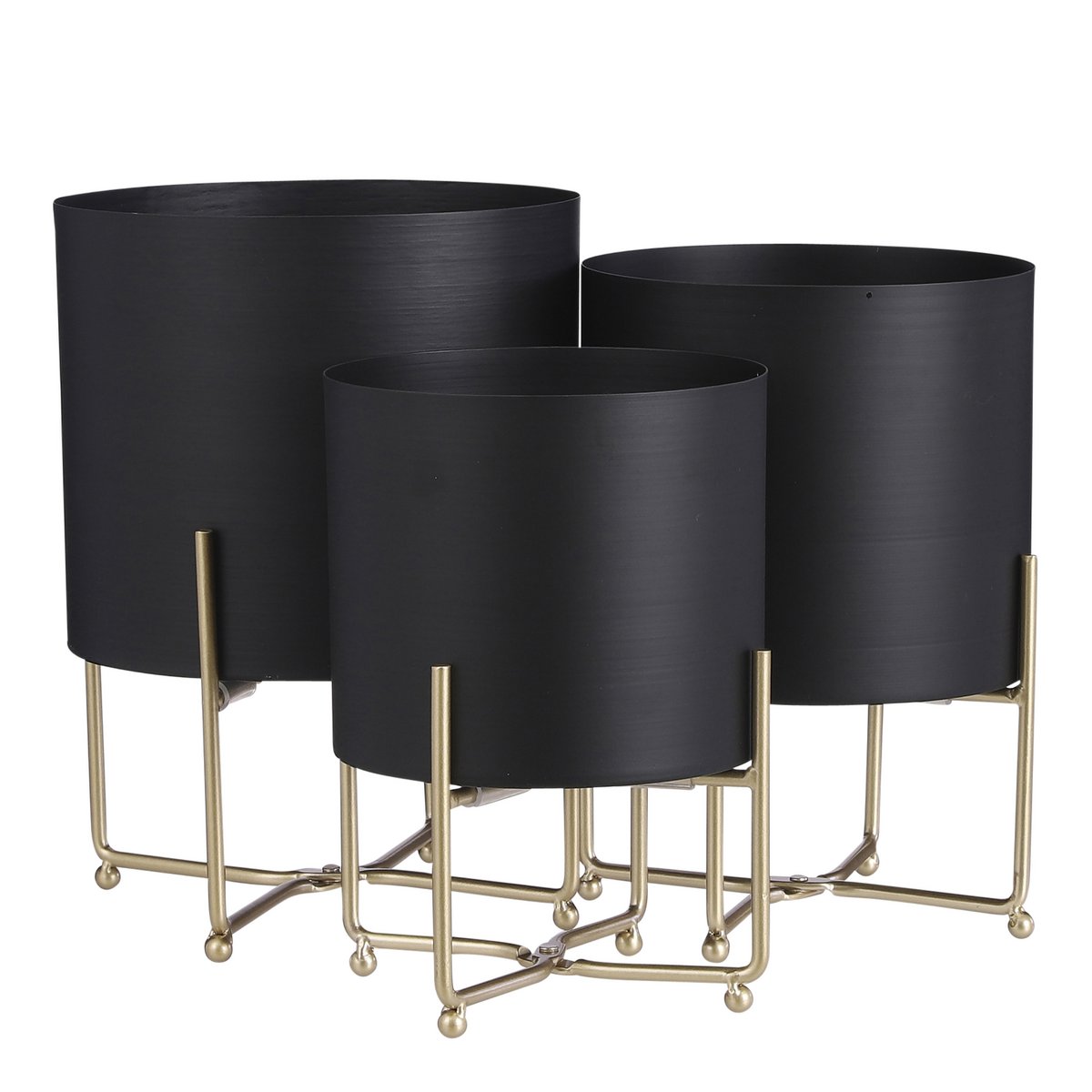 Bloempotten set van 3 stuks
