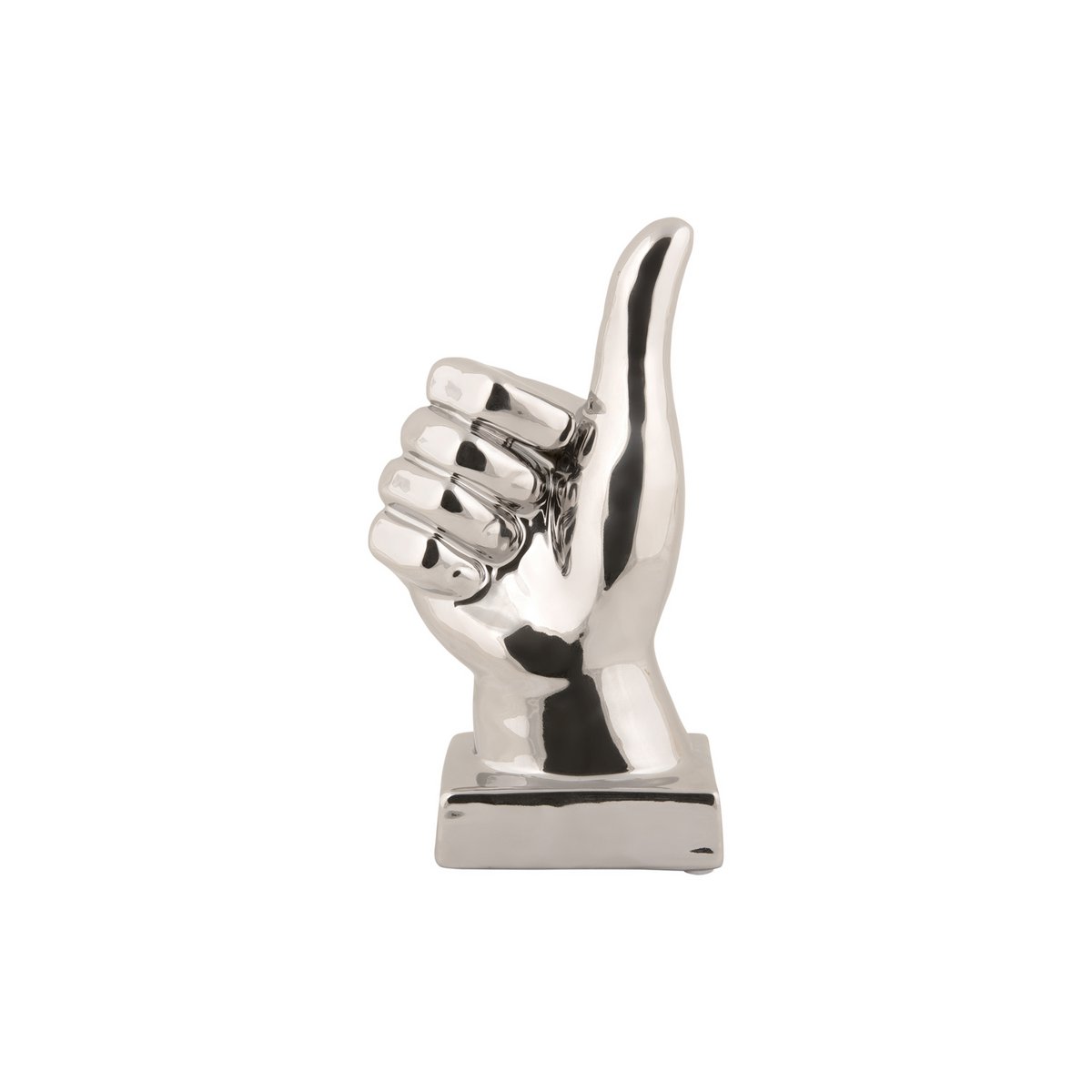 Duim beeld zilver