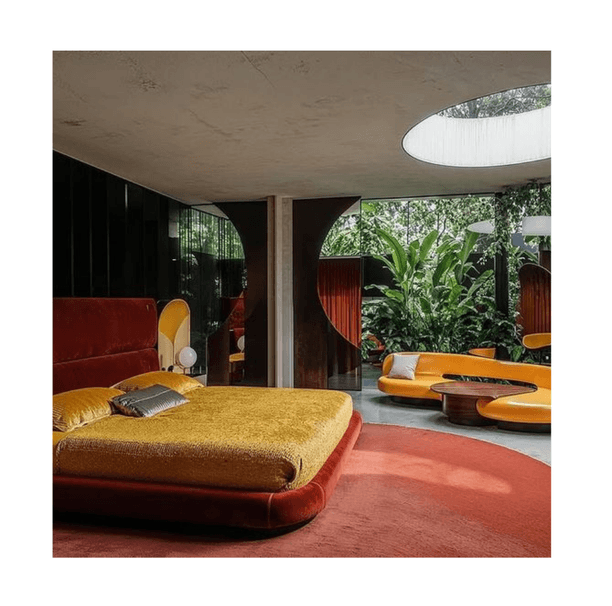 Mid century modern bedroom