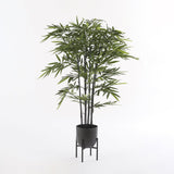 Plantenstandaard mica decorations met plant