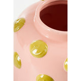 Roze vaas met smileys bovenkant