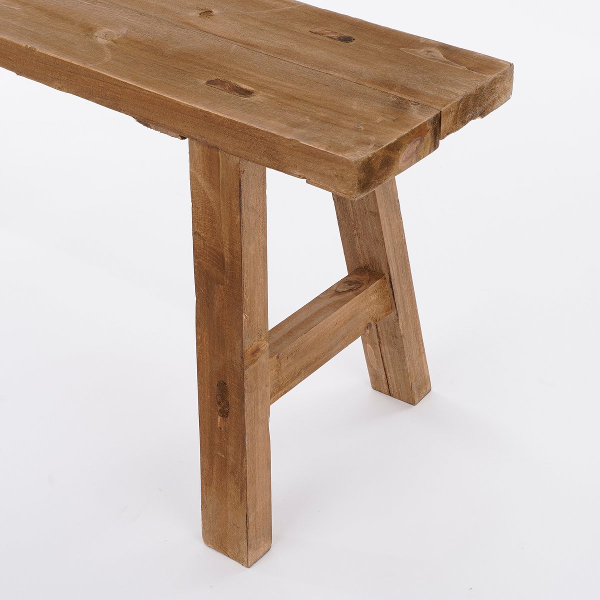 Bankje hout landelijk poten