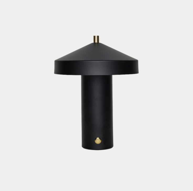Zwarte design tafellamp