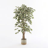 Lago bloempot mica decorations met plant