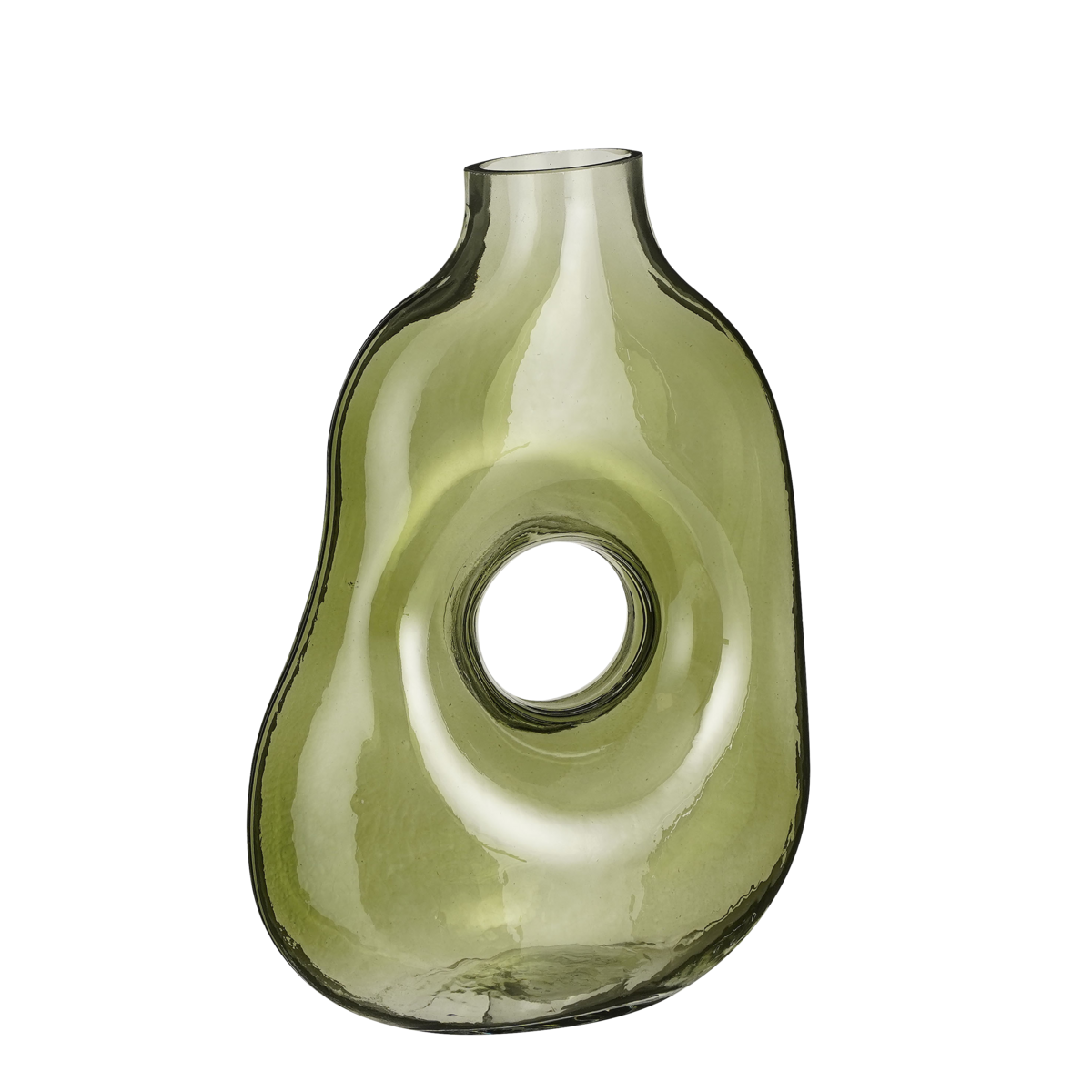 Glazen vaas groen
