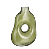 Glazen vaas groen