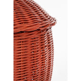 Opbergmanden in appel vorm rood