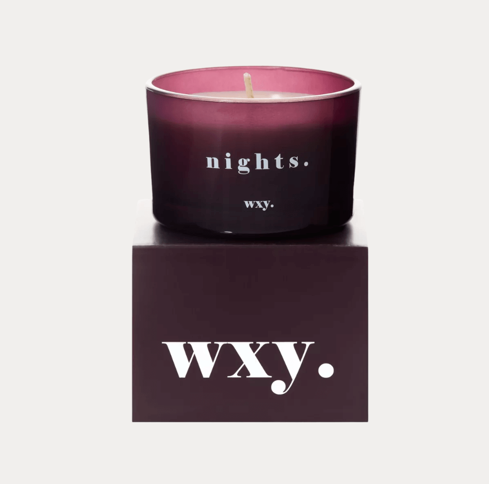 WXY geurkaars paars