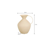Beige vaas afmetingen