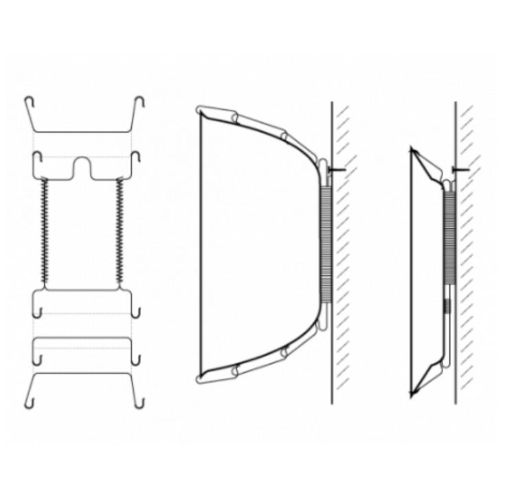 Bordenhanger voorbeeld