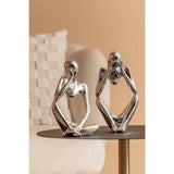  Standbeeld zilver op tafel