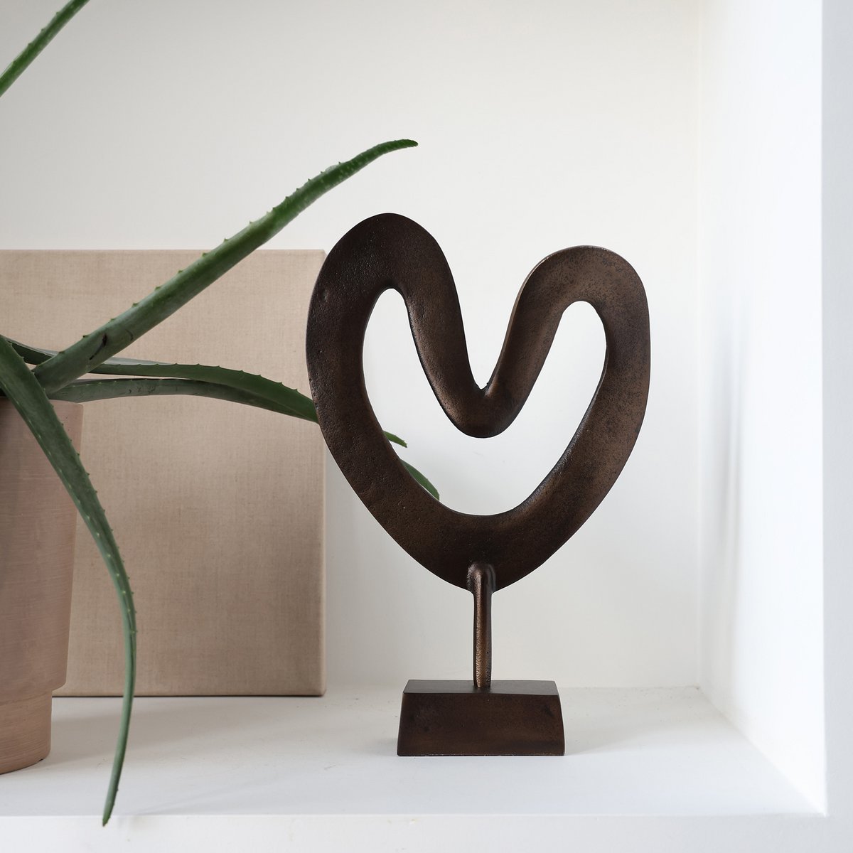 Ornament hart in kast