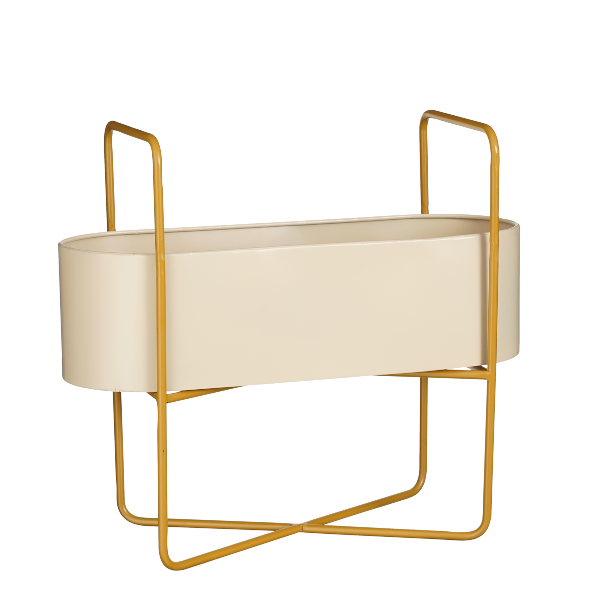 Gouden plantenbak
