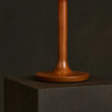 lamp voor vensterbank houten poot