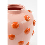 Smiley vaas roze bovenkant