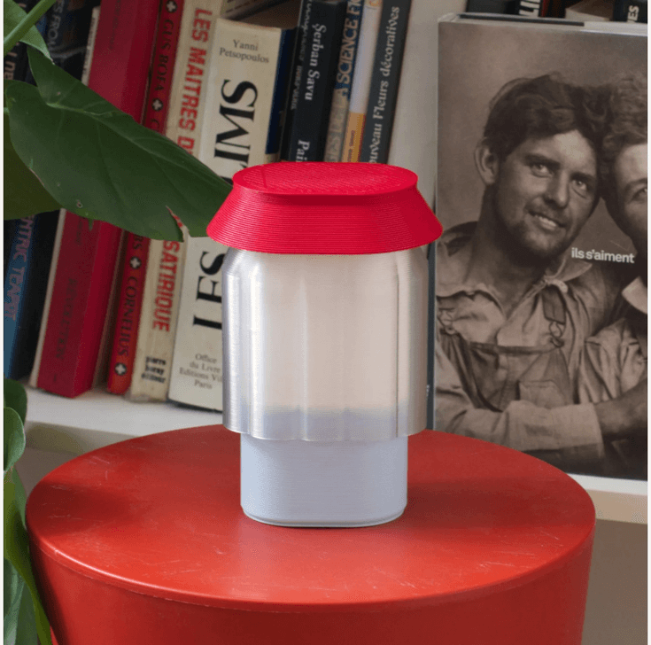 Nour Lamp Warren & Laetitia op bijzettafel