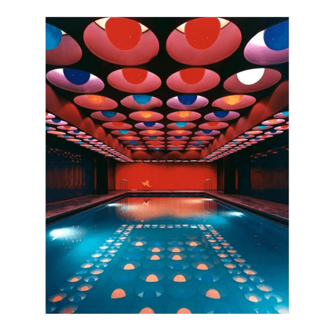 Verner panton swimming pool