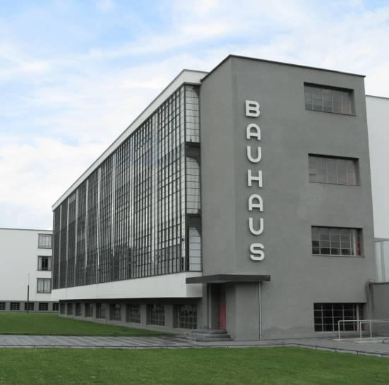 Bauhaus gebouw in Weimar