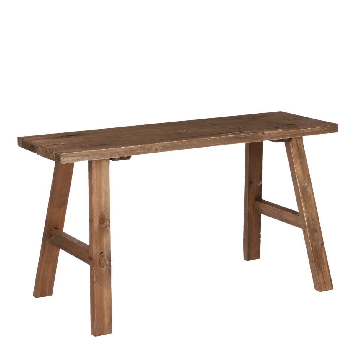 Landelijk houten bankje