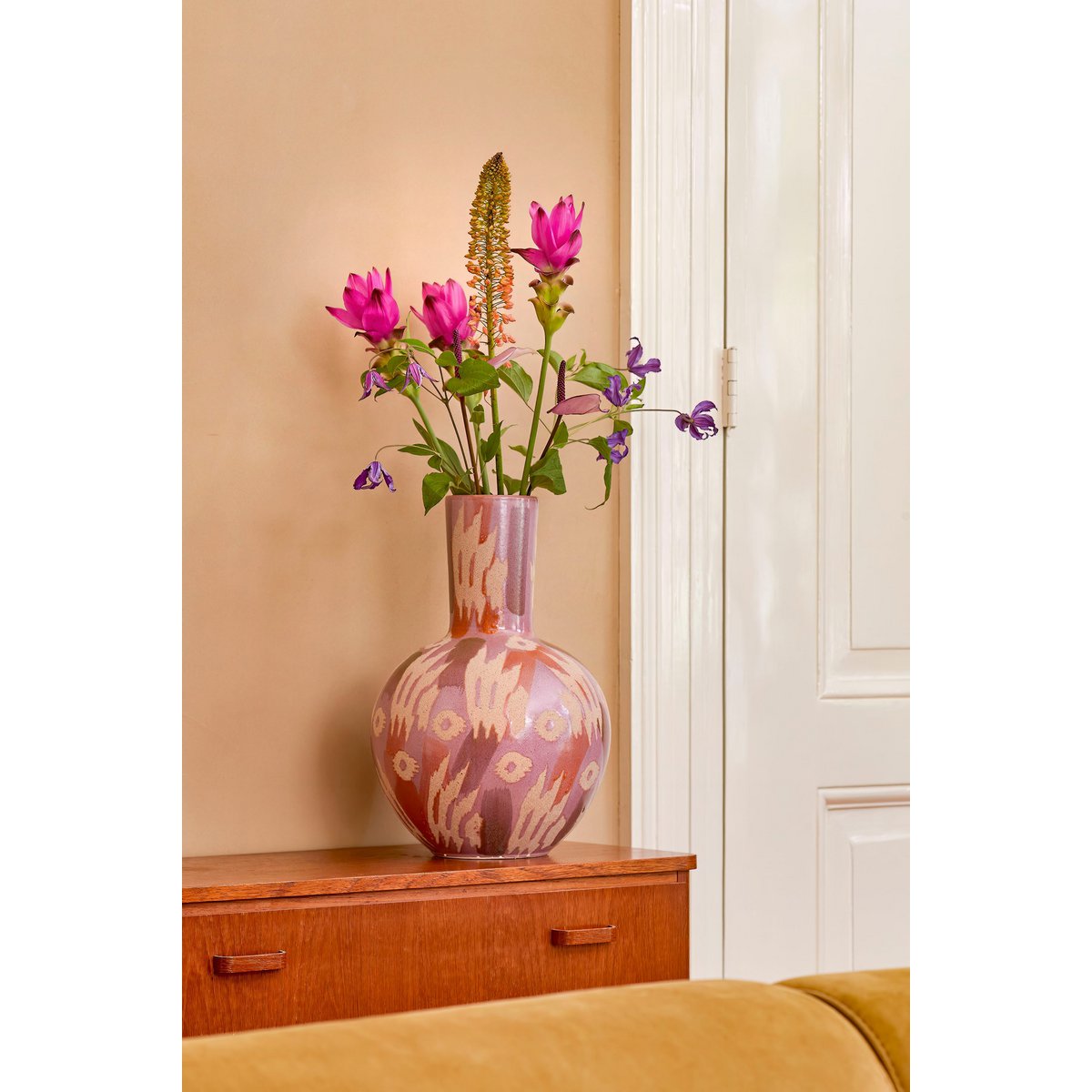Javi vaas mica decorations met bloemen