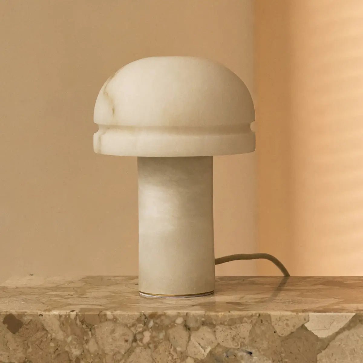 Albasten lampen met stekker