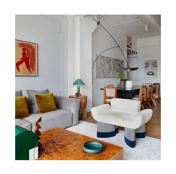 Stylisch eclectic interior