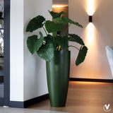 Bloempot hoog met plant