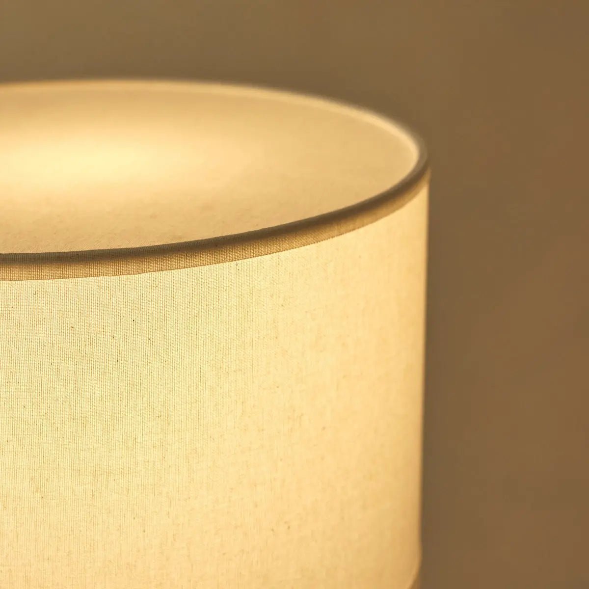 Klassieke lamp met lampenkap linnen stof