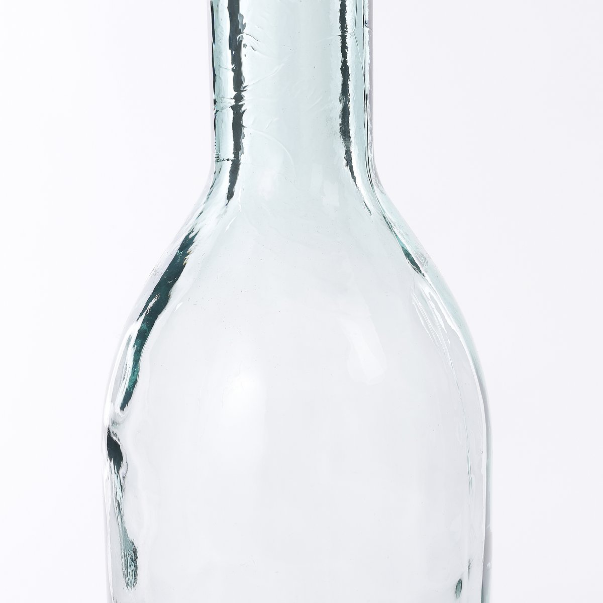 Hals van de glazen fles