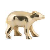 Standbeeld beer goud zijkant