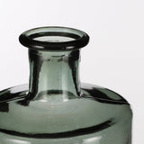 Groene fles vaas bovenkant