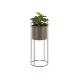 plantenpotset grijs voorkant