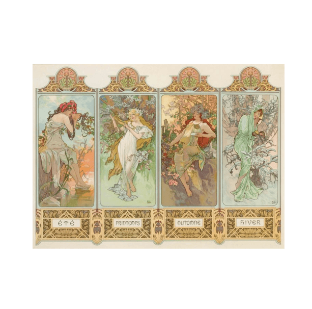 The Seasons – Alphonse Mucha