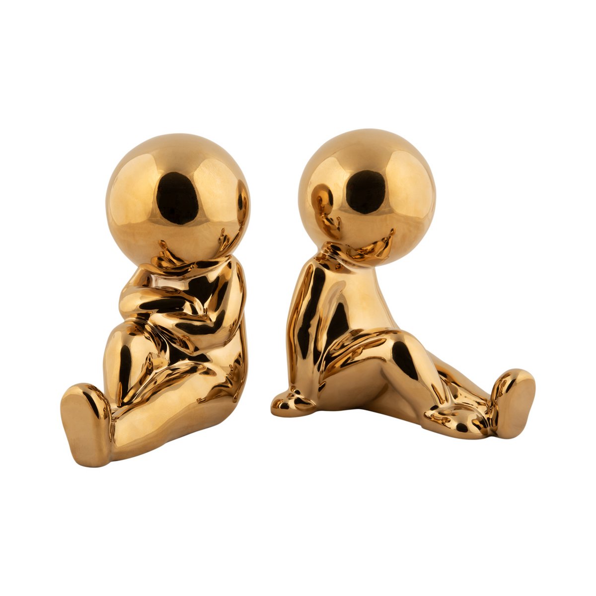 Boekensteun astronaut goud
